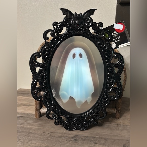 NWT Viral Halloween Dollar Tree Haunted Ghost Mirror - Motion Activated - Picture 1 of 8